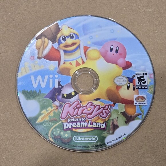 Wii Kirby's Return to Dream Land (Nintendo Wii, 2011) Disk Only - Picture 1 of 2